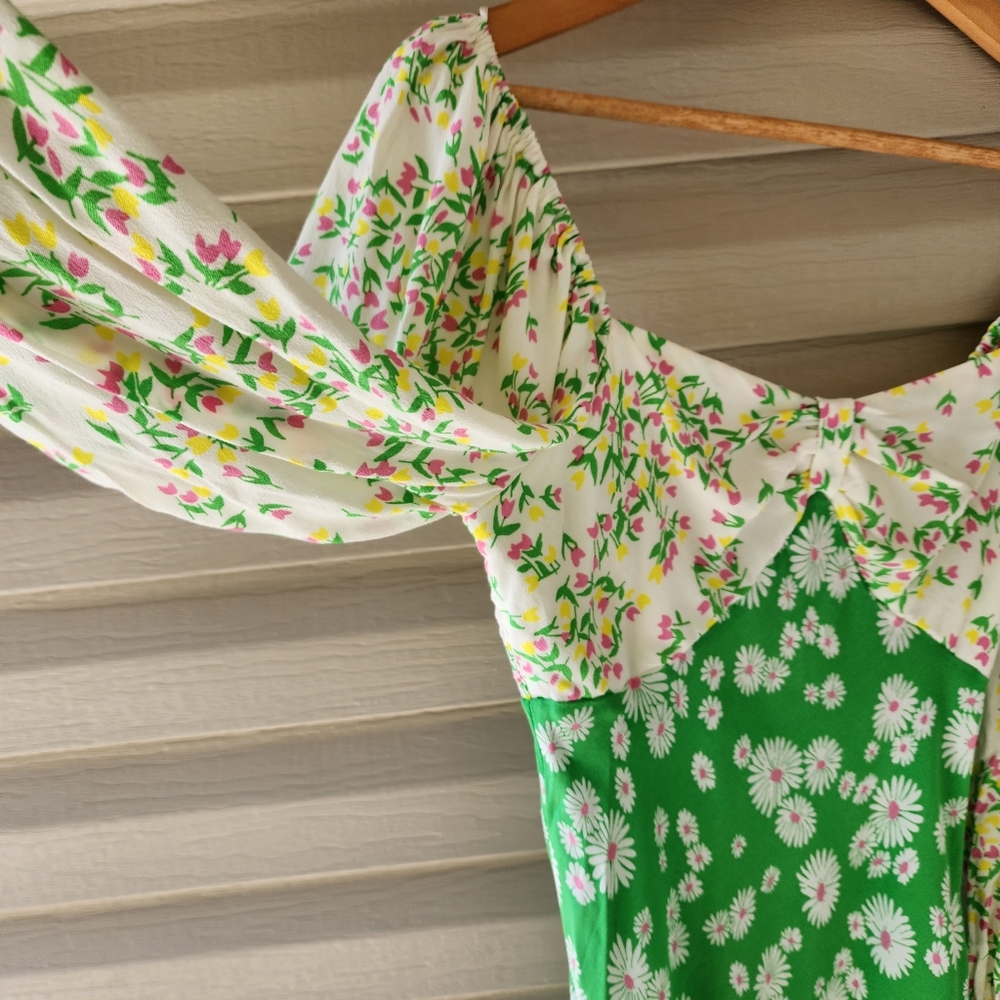 Rixo by target green floral dress - Picture 7 of 14